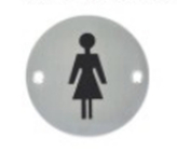여성과 남성 화장실 이미지 욕실 문 표지 아크릴 맞춤형