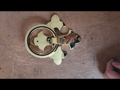 유럽 단순 대기 상자 손잡이 가로 가장자리 장식 꽃 세트