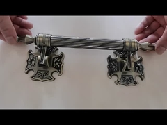 유럽 단순 대기 상자 손잡이 가로 가장자리 장식 꽃 세트