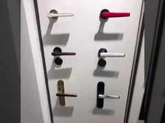 현대 아연 합금 문 손잡이, 상업적인 문 손잡이 58*85mm 당신을 위한 주문을 받아서 만들어진 디자인을 소개하십시오