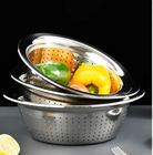 주방용품 스테인리스 스틸 그릇 수프 용기 채소 과자 304