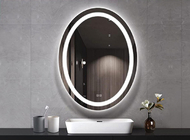 스마트 스피커 욕실 호텔 풀 샤워 LED 조명 거울 벽 매달린 직사각형