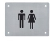 시각장애인 촉각 인식 표지판 브레이일 문자 호텔용 화장실 표지판