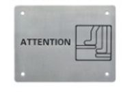 시각장애인 촉각 인식 표지판 브레이일 문자 호텔용 화장실 표지판