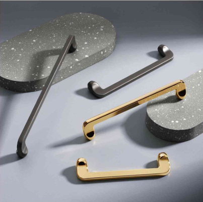 캐비닛 드로거 당기 손잡이 사각형 8x8mm 진크 합금 손잡이 독특한 고급 현대 부엌 캐비닛 손잡이 및 단추