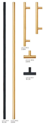 고체 알루미늄 합금 웅덩이 장착 가구 캐비닛 옷장 손잡이 가정 장식용 L 150mm x W34.5mm x D 18.4m