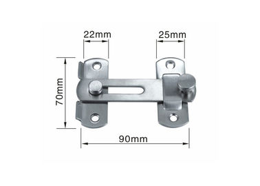 Ss304 자물쇠 래치 간단한 현대 작풍 소형 70x22mm