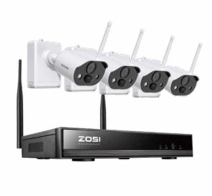 공장 가격 감시 방수 카메라 1080p AHD CCTV DVR KIT 8CH 네트워크 케이블과 전원 공급 장치 포함
