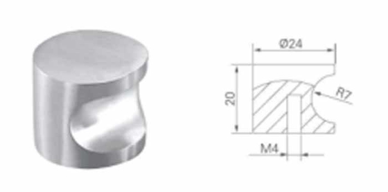스테인레스 스틸 304 볼 손잡이 가구 캐비닛 드로거 문 25mm 30mm 별도의 장미 부엌 침실 드레서 호텔 거실