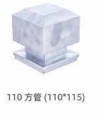 젤리화 된 경비장 액세서리 젤리화 된 경비장 기둥 구형 제곱 머리 덮개