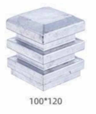 100x100 또는 4x4 인치 알루미늄 울타리 포스트 캡 장식 다이 주입 포스트 캡