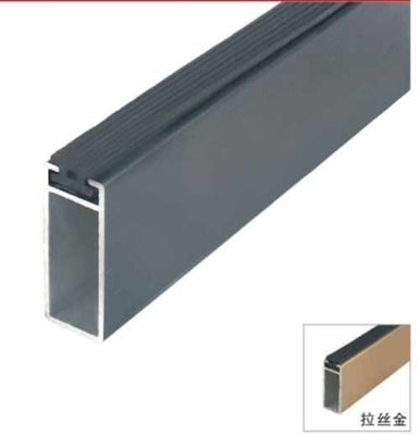 14.5mm 옷걸이 타원형 막대 알루미늄 합금 옷장 막대 거미 옷장 막대