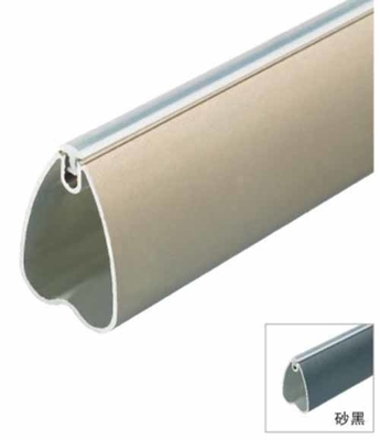 14.5mm 옷걸이 타원형 막대 알루미늄 합금 옷장 막대 거미 옷장 막대