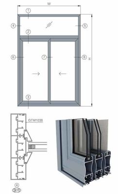Manufacturer 6000 Series Aluminum Alloy Profiles for Windows Doors Bending Cutting Welding Services Temper T3-T8 1% Tolerance