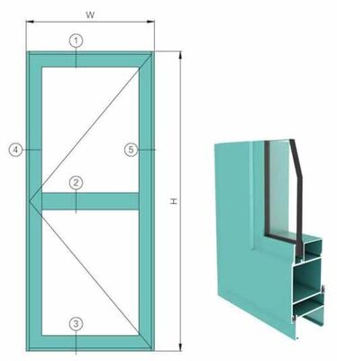 Australian Standards Container House Melbourne Double Glazed Windows Aluminium Sliding Windows