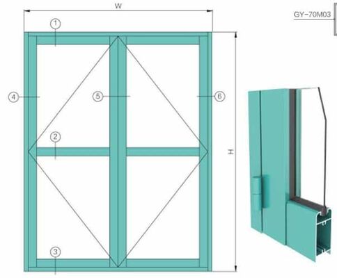 Aluminum Window Profiles Factory Direct Supply Aluminium Casement Window Profiles