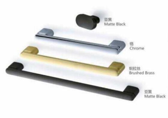 Modern Minimalist Zinc Alloy Gold Cabinet Handles Luxury Long Furniture Pulls for Kitchen Living Room Dresser Hotel Wardrobe