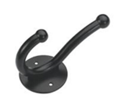 Black Paint Hook Hanger Screws Wall Key Hanger Hotel Bathroom Wall Mounted Hook