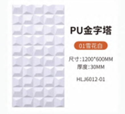 80mm PU 싱글 및 더블 얼굴 가벼운 홀리 벽돌 배경 벽 장식