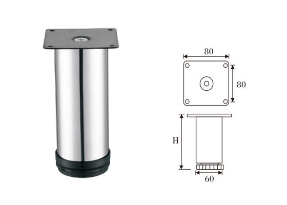 긴 수명 현대 소파 다리 스테인리스 물자 고성능