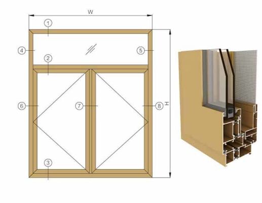 门窗用高品质铝型材，定制中国铝型材，门框铝型材供应商