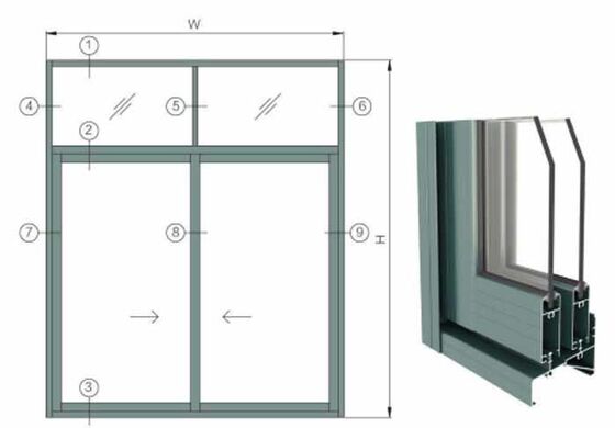 최신 디자인 단편 알루미늄 프로필